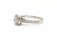 Bague 52 Bague Solitaire Or blanc Diamant 58 Facettes 807609CN