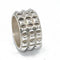 Bague Bague Hermès modèle espionne en argent 58 Facettes 0
