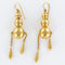Boucles d'oreilles Boucles d'oreilles pendantes perles et gouttes d'or 58 Facettes 19-261
