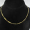 Collier Chaine ancienne or jaune maille filigranée 58 Facettes 13-285