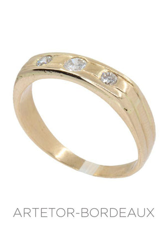 Bague 59 Bague diamants moderne 58 Facettes 32771