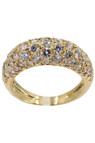 Bague 53 Bague jonc diamants 58 Facettes 31081
