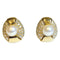 Boucles d'oreilles Boucles d'oreilles Cartier, en or jaune, perles et diamants. 58 Facettes 26509