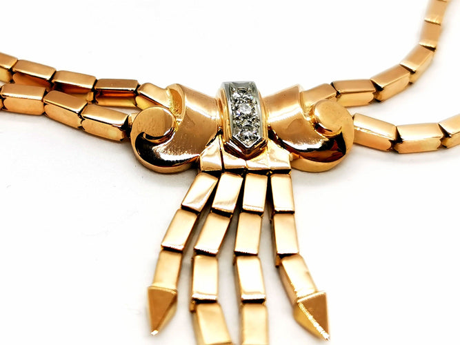 Collier Collier Vintage Or jaune Diamant 58 Facettes 1126573CN