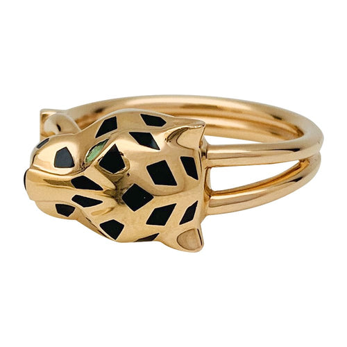 Bague 60 Bague Cartier, "Panthère de Cartier", or rose. 58 Facettes 30588