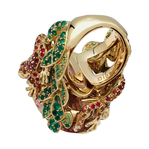Bague 58 Bague de cocktail Dior, collection "Incroyables et Merveilleuses", modèle "Salamandre". 58 Facettes 28399