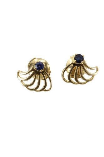 Boucles d'oreilles Boucles d'oreilles saphir 58 Facettes 36041