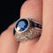 Bague 49 Bague Saphirs et Diamants 58 Facettes 6228-50