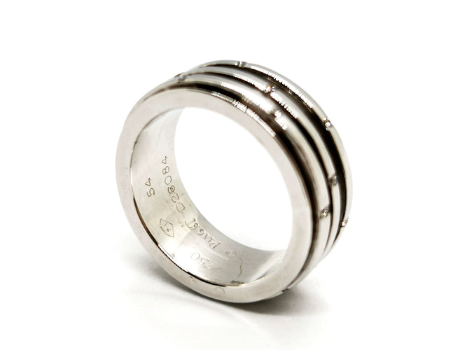 Bague 54 Piaget Bague Possession Or blanc Diamant 58 Facettes 1132944CN