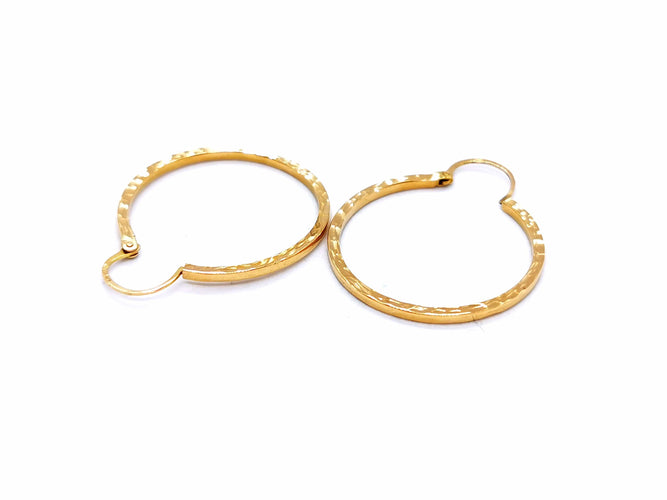 Boucles d'oreilles Boucles d'oreilles Créoles Or jaune 58 Facettes 990299CD