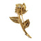 Broche Broche Cartier, "Fleur" en or jaune, diamants, émeraudes, rubis et saphirs. 58 Facettes 30236