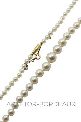 Collier Collier de perles en chute 58 Facettes 28571