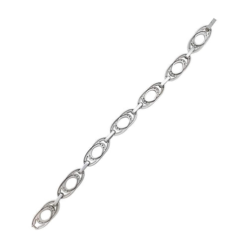 Bracelet Bracelet Chopard "Ellipse" or blanc et diamants. 58 Facettes 30469