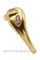 Bague 56 Bague moderne pierres fines et rubis 58 Facettes 3501
