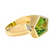 Bague 55 Bague en or jaune, diamant et péridot. 58 Facettes 29947