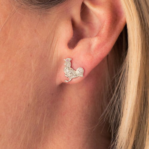 Boucles d'oreilles Boucles d'oreilles diamants lapin et coq 58 Facettes 20-084