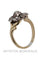 Bague 56 Bague fleur ancienne 58 Facettes 35451