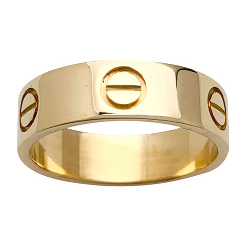 Bague 53 Bague Cartier modèle "Love" en or jaune. 58 Facettes 30001