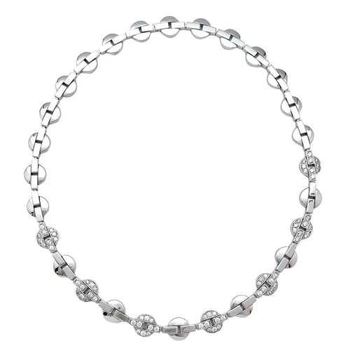 Collier Collier Cartier modèle "Himalia" en or blanc, diamants. 58 Facettes 29326