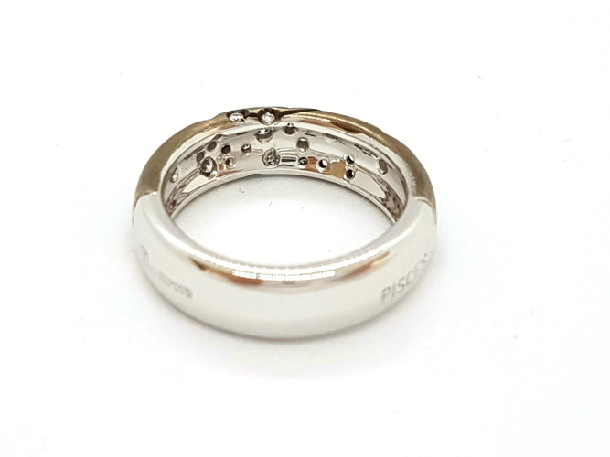 Bague 54 Repossi Bague Astrale Or noir Diamant 58 Facettes 00030GD
