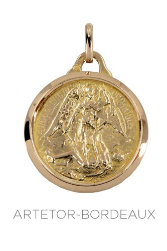 Pendentif Médaille Saint Michel 58 Facettes 34081