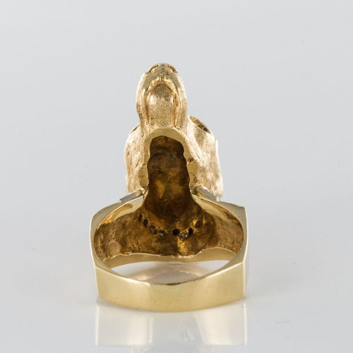 Bague 55 Bague chien et son collier diamants 58 Facettes 19-075-55