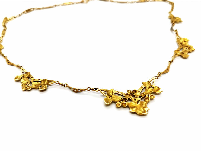 Collier Collier Art déco Or jaune Diamant 58 Facettes 1120170CD