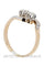 Bague 52 Toi et moi ancien diamants 58 Facettes 31891