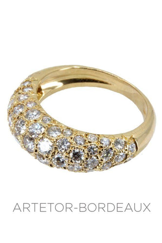 Bague 53 Bague jonc diamants 58 Facettes 31081