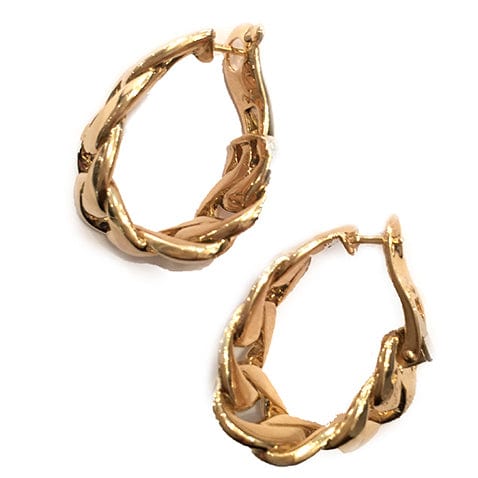 Boucles d'oreilles Boucles d'oreilles Cartier modèle "Bergame" en or jaune. 58 Facettes 25402