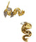 Boucles d'oreilles Boucles d'oreilles Zolotas "Poissons" en or jaune, platine et diamants. 58 Facettes 30398