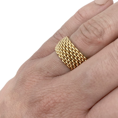 Bague 50 Bague Tiffany & Co., "Somerset", en or jaune 58 Facettes 30343