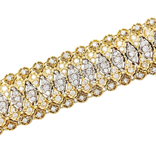 Bracelet Bracelet Buccellati, deux ors et diamants. 58 Facettes 30479
