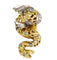Boucles d'oreilles Boucles d'oreilles Zolotas "Poissons" en or jaune, platine et diamants. 58 Facettes 30398