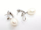 Boucles d'oreilles Isabelle Langlois Boucles d'oreilles Or blanc Diamant 58 Facettes 06208CD