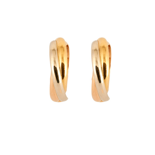 Boucles d'oreilles CARTIER - Boucles d’oreilles Trinity grand modèle 58 Facettes