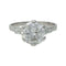 Bague 59 Solitaire en platine, diamant 2,52 carats D/VS1. 58 Facettes 29032