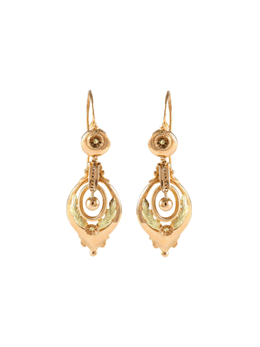 Boucles d'oreilles Boucles d'oreilles Epoque Napoléon III 58 Facettes