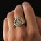 Bague 54 Bague chevalière homme maçonnique 58 Facettes 19-176-54
