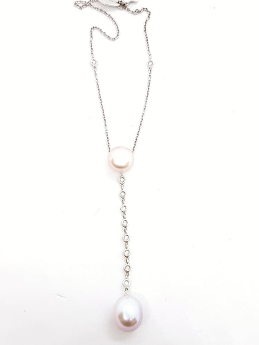 Collier Susie Otero Collier Mon trésor Or blanc Diamant 58 Facettes 06197CD
