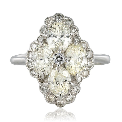 Bague 52 Bague Diamants esprit marquise 58 Facettes 11-166-4023110-52