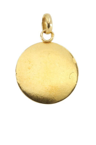 Pendentif Médaille Saint Jean signée M.Jampolsky 58 Facettes 038221
