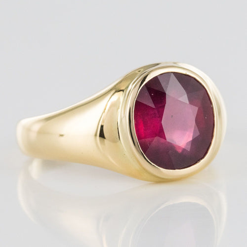 Bague 62 Bague rubis jonc ancienne en or jaune 58 Facettes 20-228-59