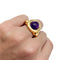 Bague 52 Bague Poiray "Indra" or jaune et améthyste. 58 Facettes 30666