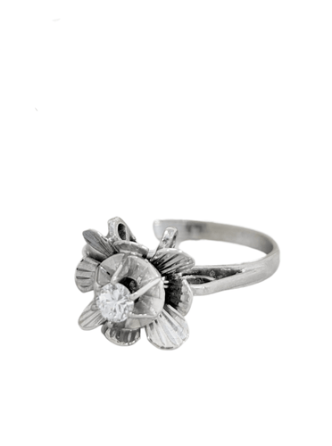 Bague Bague en or blanc et diamant 58 Facettes 16706