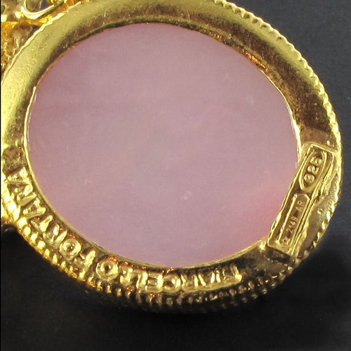 Collier Collier intailles sur pâte de verre 58 Facettes SC007
