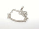 Pendentif Victoria Casal Pendentif Hello Kitty Or blanc Diamant 58 Facettes 00010GD