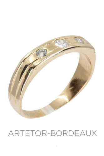 Bague 59 Bague diamants moderne 58 Facettes 32771