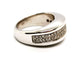 Bague 54 Bague Jonc Or blanc Diamant 58 Facettes 1126576CN
