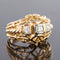 Bague 55 Bague vintage fils d'or rose et diamants 58 Facettes 14-185-55